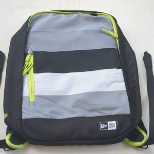 New Era Black and Gray Backpack Modern Sporty Design